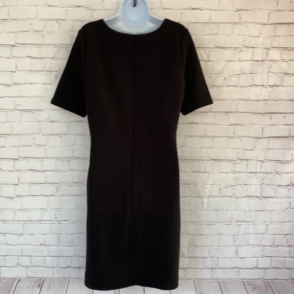 Mario Serrani black bodycon dress SZ medium - Picture 6 of 10